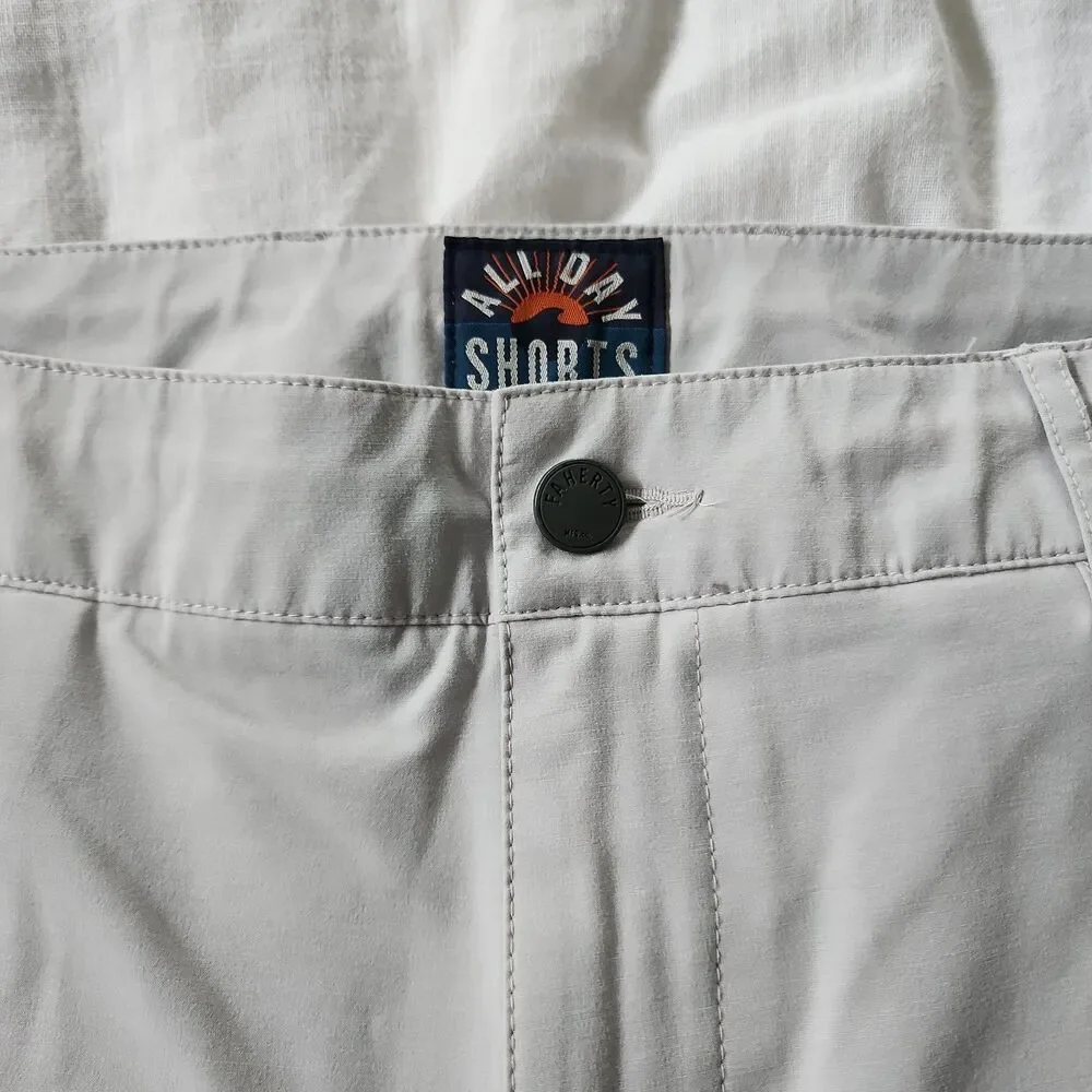 Faherty All Day Shorts Mens Size 34 Gray 9